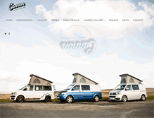 Tablet Screenshot of cannoncamperconversions.com